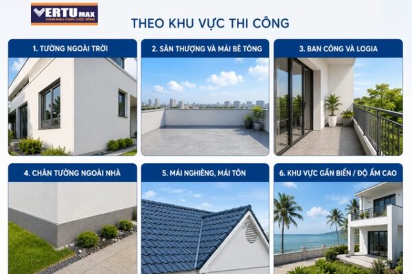 Các vị trí cần dùng sơn chống thấm cho ngôi nhà